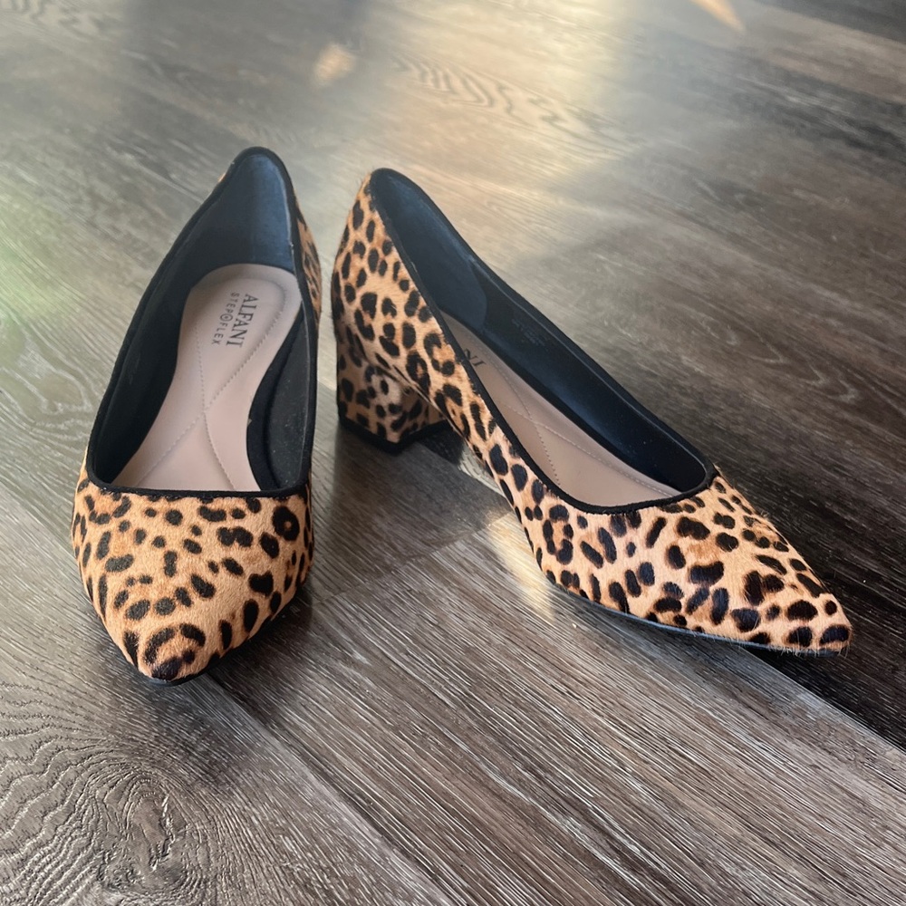 Alfani Women's Leopard Print Heels